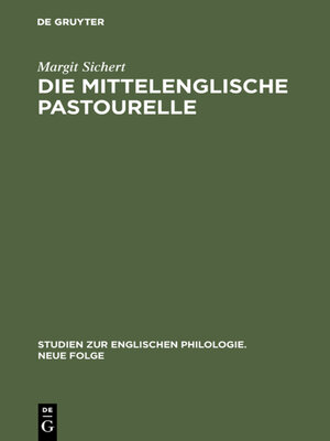 cover image of Die mittelenglische Pastourelle